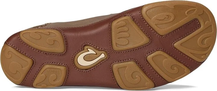 OluKai Moloa Men's Slip on Shoes Clay/Toffee : 11.5 D - Medium, Leather - Image 3