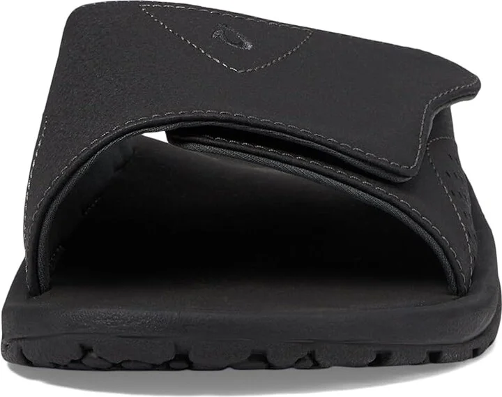OluKai Nalu Slide Men's Slide Shoes Black/Black : 8 D - Medium, Synthetic/EVA - Image 3