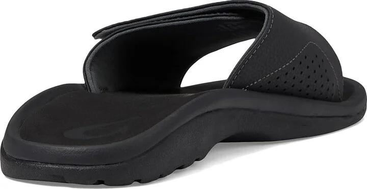 OluKai Nalu Slide Men's Slide Shoes Black/Black : 8 D - Medium, Synthetic/EVA - Image 5