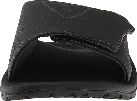 OluKai Nalu Slide Men's Slide Shoes Black/Black : 8 D - Medium, Synthetic/EVA - Image 6