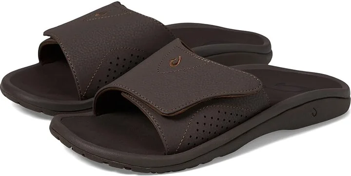 OluKai Nalu Slide Men's Slide Shoes Dark Java/Dark Java : 7 D - Medium, Synthetic/EVA