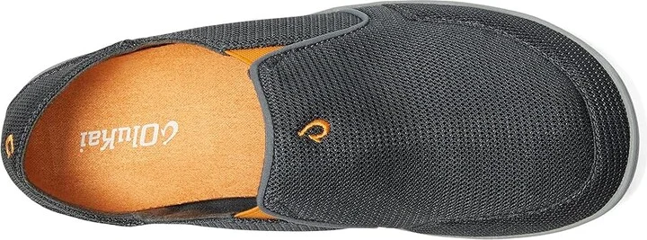 OluKai Nohea Mesh Men's Slip on Shoes Dark Shadow/Dark Shadow : 7 D - Medium, Canvas/Textile - Image 3