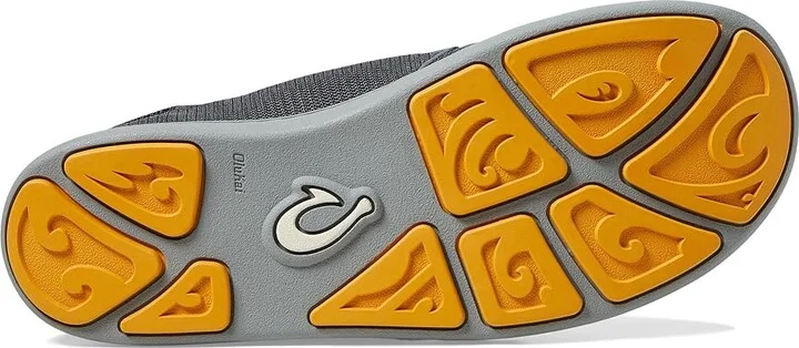 OluKai Nohea Mesh Men's Slip on Shoes Dark Shadow/Dark Shadow : 7 D - Medium, Canvas/Textile - Image 4
