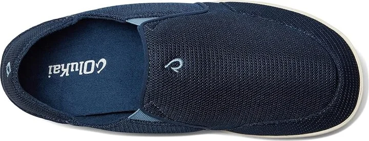 OluKai Nohea Mesh Men's Slip on Shoes Moonlit Ocean / Blissful Blue : 7 D - Medium, Canvas/Textile - Image 2