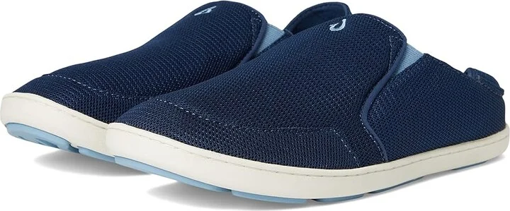 OluKai Nohea Mesh Men's Slip on Shoes Moonlit Ocean / Blissful Blue : 7 D - Medium, Canvas/Textile