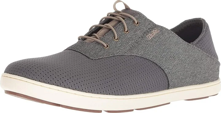 OluKai Nohea Moku Men's Shoes Charcoal/Clay : 7 D - Medium, Canvas/Textile - Image 2