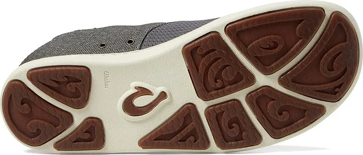 OluKai Nohea Moku Men's Shoes Charcoal/Clay : 7 D - Medium, Canvas/Textile - Image 4