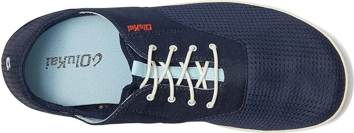 OluKai Nohea Moku Men's Shoes Deepest Depths/White Sand : 8.5 D - Medium, Canvas/Textile - Image 2
