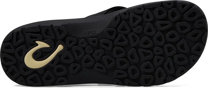 OluKai Ohana Men's Sandals Black/Black : 7 D - Medium, Synthetic - Image 4