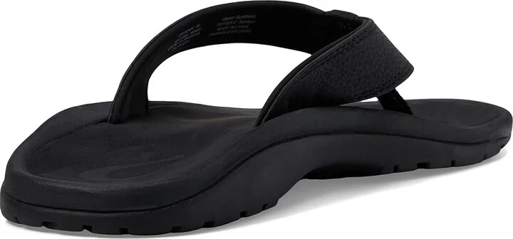 OluKai Ohana Men's Sandals Black/Black : 7 D - Medium, Synthetic - Image 5
