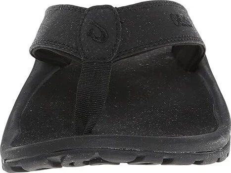 OluKai Ohana Men's Sandals Black/Black : 7 D - Medium, Synthetic - Image 6