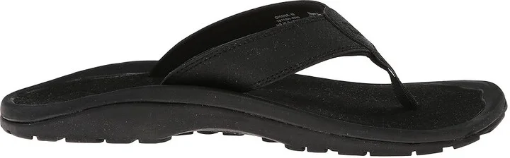 OluKai Ohana Men's Sandals Black/Black : 7 D - Medium, Synthetic - Image 8