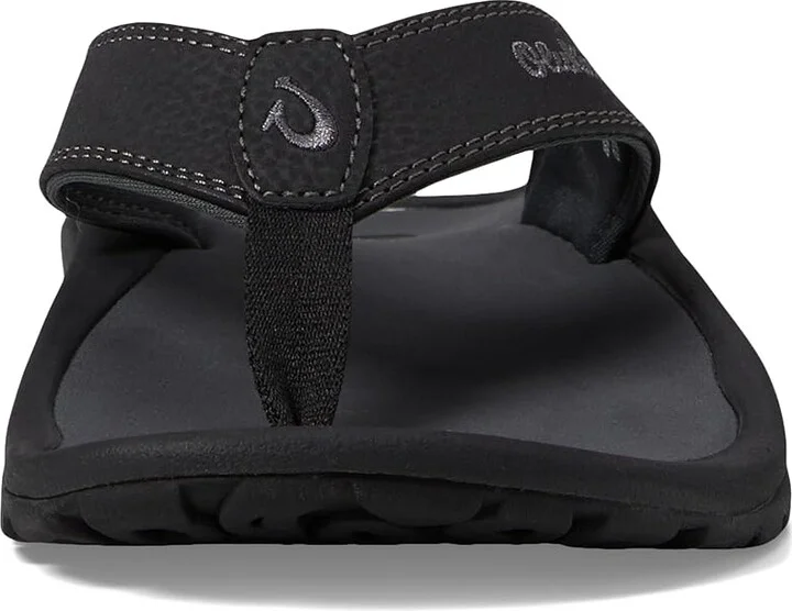 OluKai Ohana Men's Sandals Black/Dark Shadow : 7 D - Medium, Synthetic - Image 3
