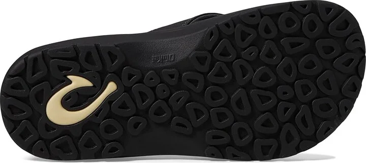 OluKai Ohana Men's Sandals Black/Dark Shadow : 7 D - Medium, Synthetic - Image 4