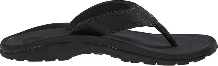 OluKai Ohana Men's Sandals Black/Dark Shadow : 7 D - Medium, Synthetic - Image 8