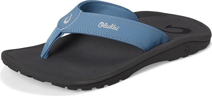 OluKai 'Ohana Men's Sandals Blissful Blue / Dark Shadow : 8 D - Medium, Synthetic - Image 5