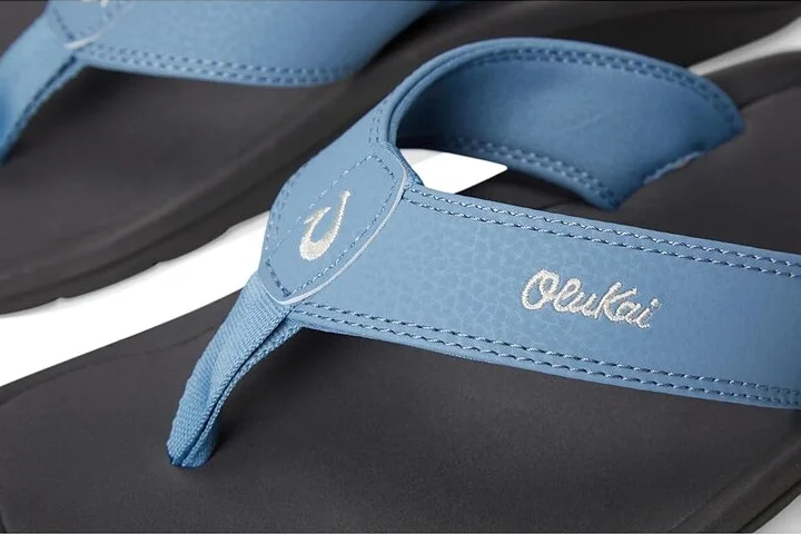 OluKai 'Ohana Men's Sandals Blissful Blue / Dark Shadow : 8 D - Medium, Synthetic - Image 7