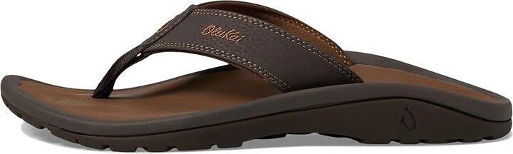 OluKai Ohana Men's Sandals Dark Java/Ray : 7 D - Medium, Synthetic - Image 7