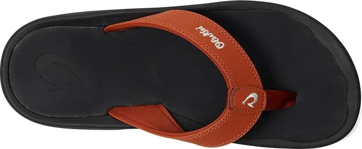 OluKai 'Ohana Men's Sandals Dirt / Lava Rock : 10 D - Medium, Synthetic - Image 2