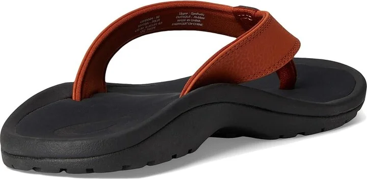 OluKai 'Ohana Men's Sandals Dirt / Lava Rock : 10 D - Medium, Synthetic - Image 4