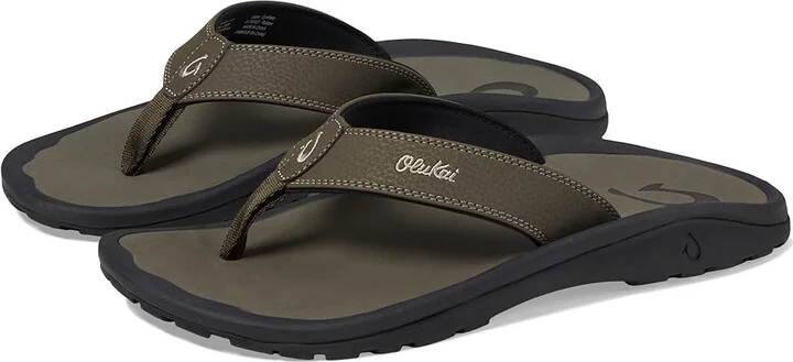 OluKai Ohana Men's Sandals Kona/Kona : 7 D - Medium, Synthetic