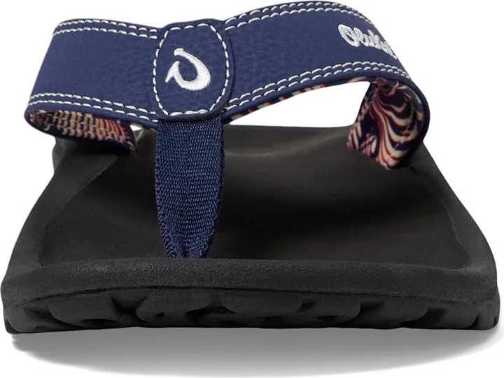 OluKai Ohana Men's Sandals Navy/Onyx : 7 D - Medium, Synthetic - Image 2