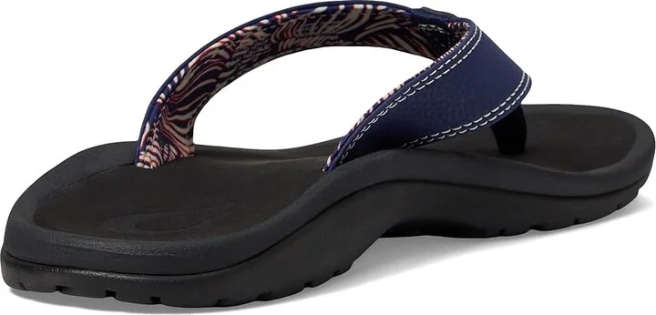 OluKai Ohana Men's Sandals Navy/Onyx : 7 D - Medium, Synthetic - Image 4