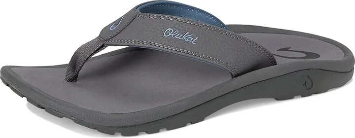 OluKai Ohana Men's Sandals Pavement/Pavement : 7 D - Medium, Synthetic - Image 5