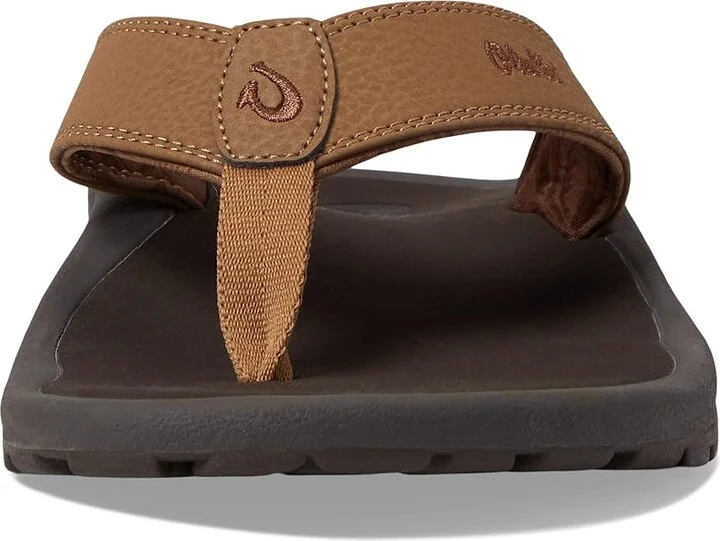 OluKai Ohana Men's Sandals Tan/Dark Java : 7 D - Medium, Synthetic - Image 2