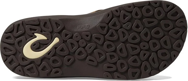 OluKai Ohana Men's Sandals Tan/Dark Java : 7 D - Medium, Synthetic - Image 3