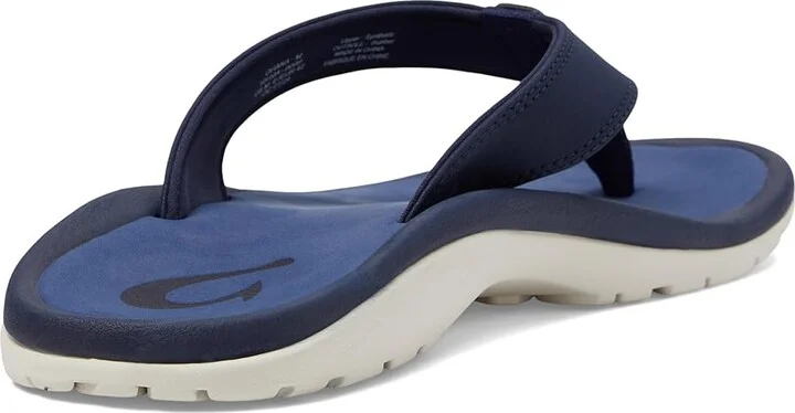 OluKai 'Ohana Sandal Men's Shoes Deepest Depths/Deepst Depths : 10 D - Medium, Rubber/Synthetic - Image 4
