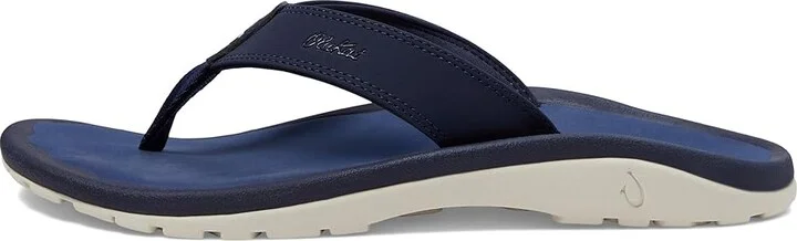 OluKai 'Ohana Sandal Men's Shoes Deepest Depths/Deepst Depths : 10 D - Medium, Rubber/Synthetic - Image 5