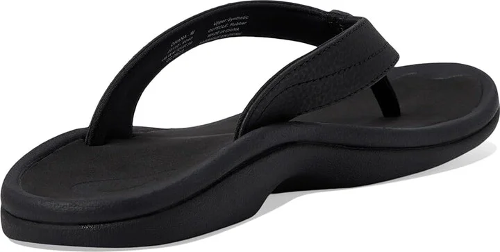 OluKai Ohana W Women's Sandals Black/Black : 5 B - Medium, Synthetic - Image 5