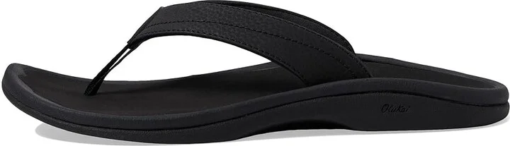 OluKai Ohana W Women's Sandals Black/Black : 5 B - Medium, Synthetic - Image 7