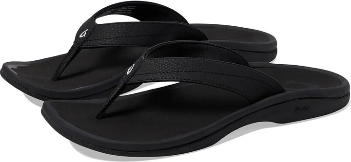 OluKai Ohana W Women's Sandals Black/Black : 5 B - Medium, Synthetic