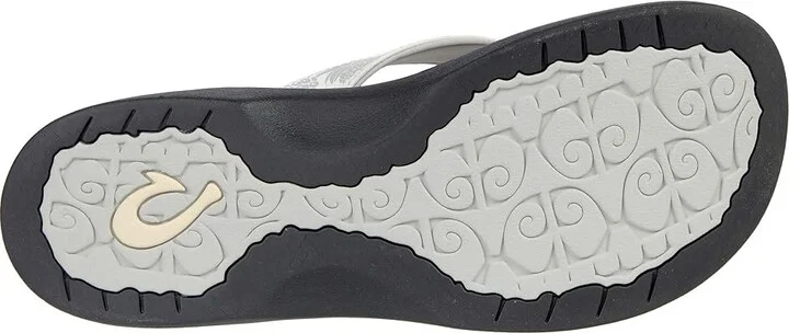 OluKai Ohana W Women's Sandals Bright White/Hua : 5 B - Medium, Synthetic - Image 3