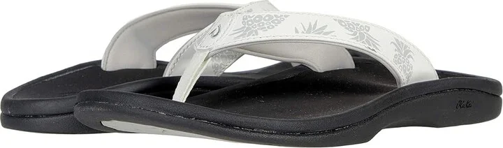 OluKai Ohana W Women's Sandals Bright White/Hua : 5 B - Medium, Synthetic