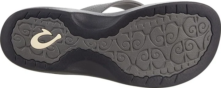 OluKai Ohana W Women's Sandals Charcoal/Onyx : 7 B - Medium, Synthetic - Image 3