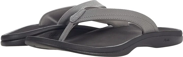 OluKai Ohana W Women's Sandals Charcoal/Onyx : 7 B - Medium, Synthetic