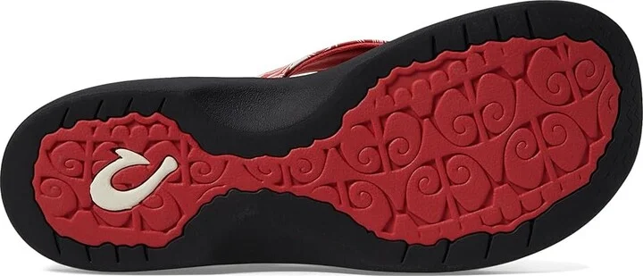 OluKai Ohana W Women's Sandals Lehua Flower/Onyx : 8 B - Medium, Synthetic - Image 3