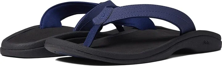 OluKai Ohana W Women's Sandals Pacifica/Black : 12 B - Medium, Synthetic