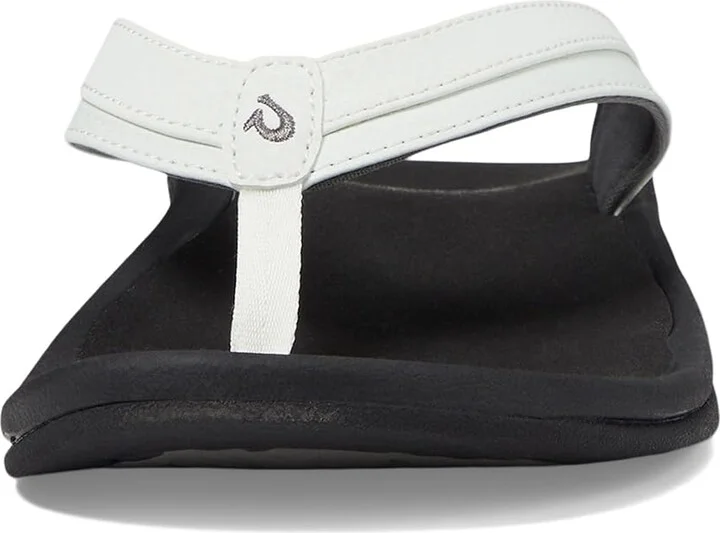 OluKai Ohana W Women's Sandals White/Black : 8 B - Medium, Synthetic - Image 3