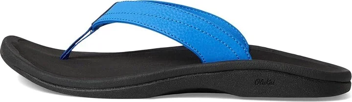 OluKai 'Ohana Women's Sandals Blossom / Lava Rock : 11 B - Medium, Synthetic - Image 6