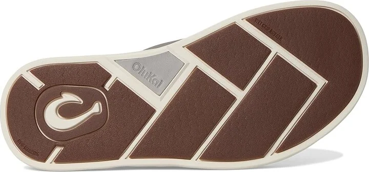 OluKai 'Olali Men's Sandals Ash/Ash : 7 D - Medium, Leather - Image 3
