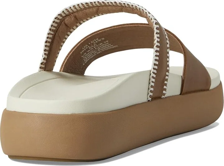 OluKai Pae Women's Sandals Tan/White Sand : 7 B - Medium, Leather - Image 4