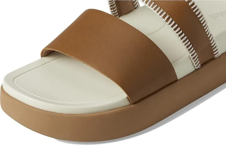OluKai Pae Women's Sandals Tan/White Sand : 7 B - Medium, Leather - Image 7