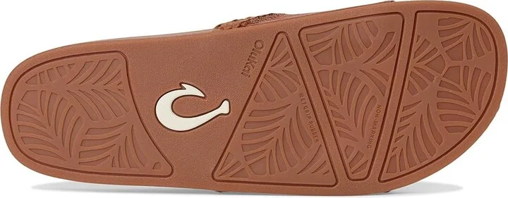 OluKai Pakea Women's Sandals Fox/Fox : 10 B - Medium, Leather - Image 3
