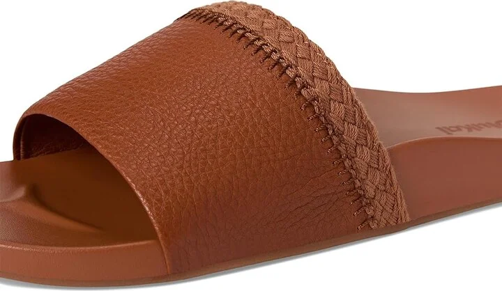 OluKai Pakea Women's Sandals Fox/Fox : 10 B - Medium, Leather - Image 7