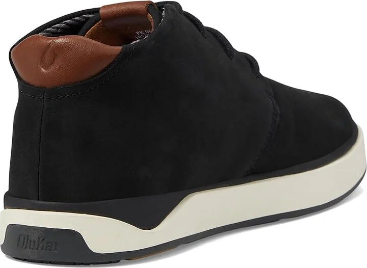 OluKai Papaku 'Ili Men's Boots Black/Black : 9 D - Medium, Leather - Image 4