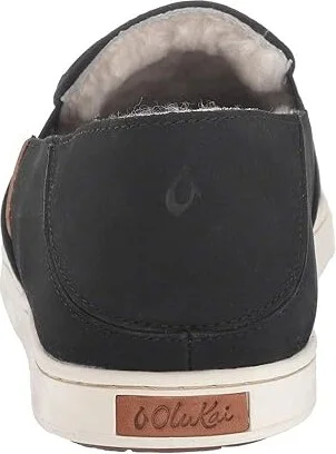 OluKai Pehuea Heu Women's Shoes Lava Rock/Lava Rock : 11 B - Medium, Leather - Image 5